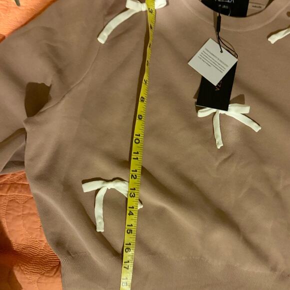 Aleeza Paris - Bow Gorgeous Sweater NWT XL2 - Picture 4 of 5